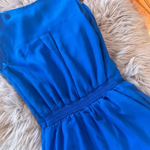 Cobalt Blue Zip-up Romper - Picture 4 of 7
